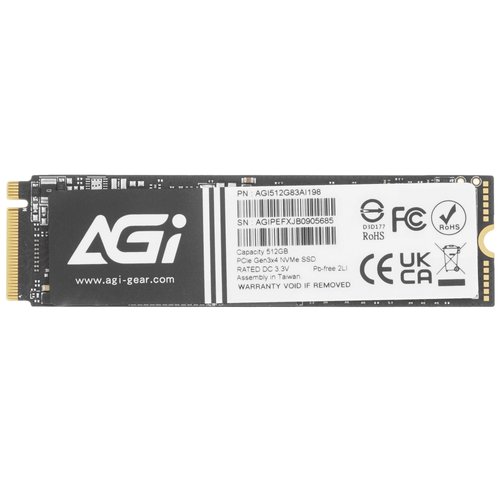 512 ГБ M.2 NVMe накопитель AGI AI198 [AGI512G83AI198]