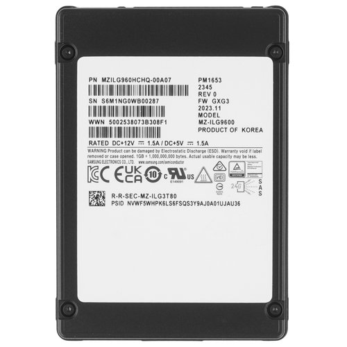 960 ГБ Серверный SSD Samsung PM1653 [MZILG960HCHQ]