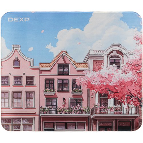 Коврик DEXP Cartoon Cities (M) разноцветный