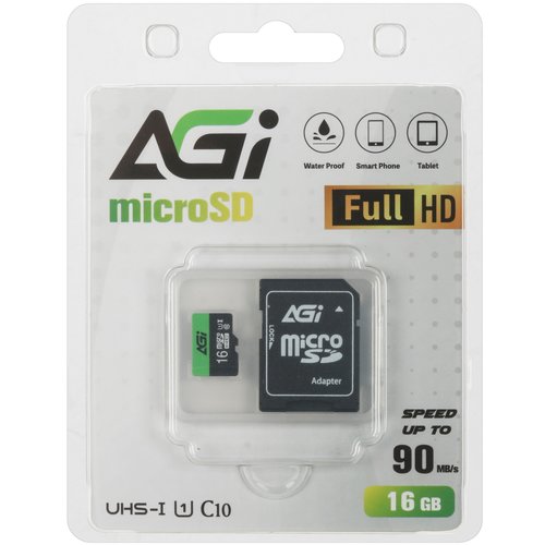 Карта памяти AGI TF138 microSDHC 16 ГБ [AGI016GU1TF138]