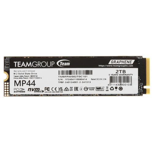2000 ГБ M.2 NVMe накопитель TEAMGROUP MP44 [TM8FPW002T0C101]