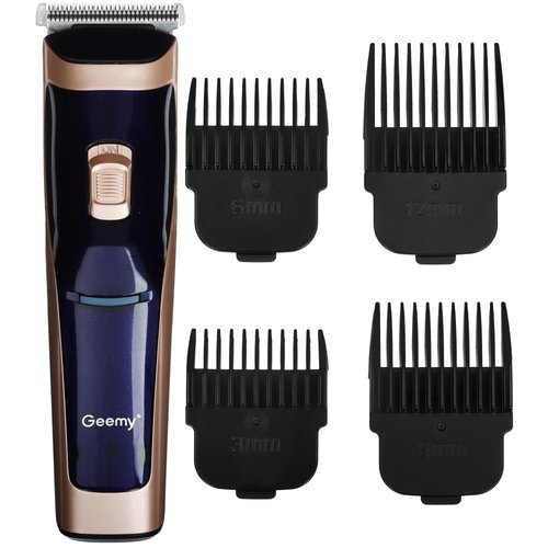 Машинка для стрижки Geemy GM-6005 синий/золотистый