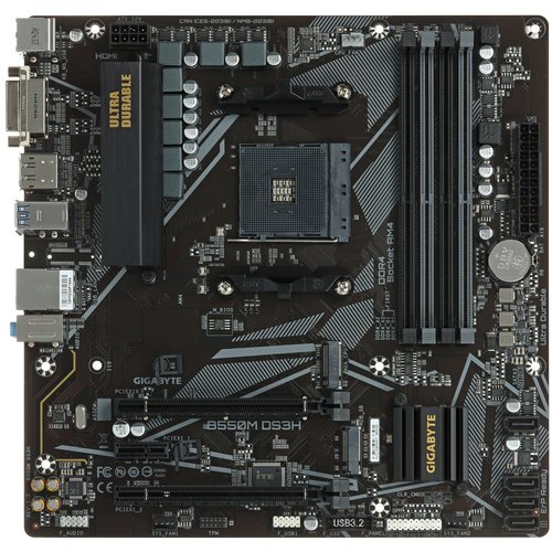 Материнская плата GIGABYTE B550M DS3H (rev. 1.5)