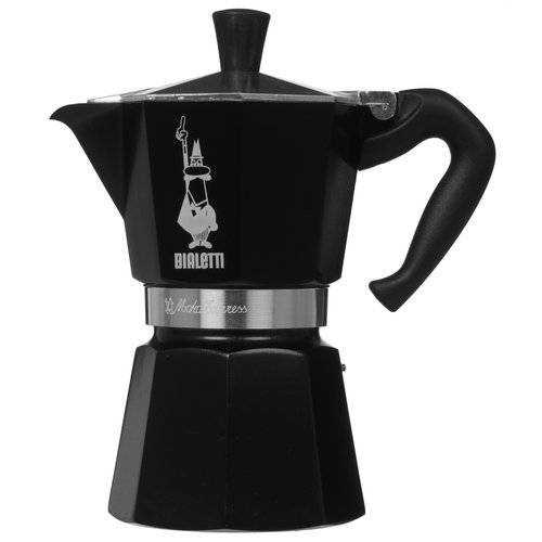 Гейзерная кофеварка Bialetti Moka Express черный