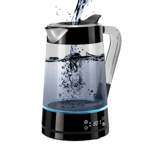 Электрочайник Polaris PWK 1715CGLD Wi-Fi IQ Home черный