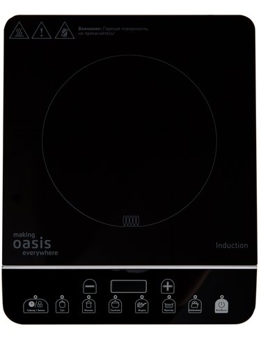Плита компактная электрическая Oasis РI-BS3S черный