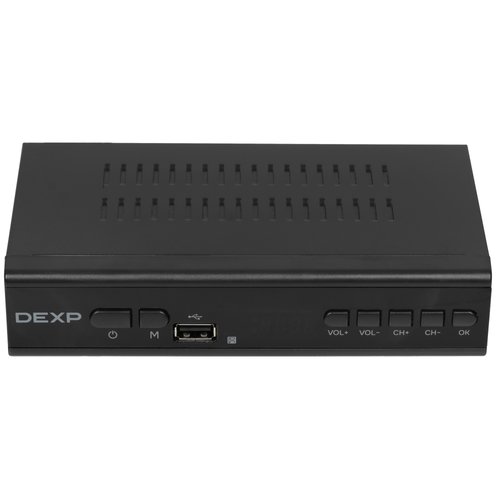 Set-top box for digital TV DEXP DT-03JT black