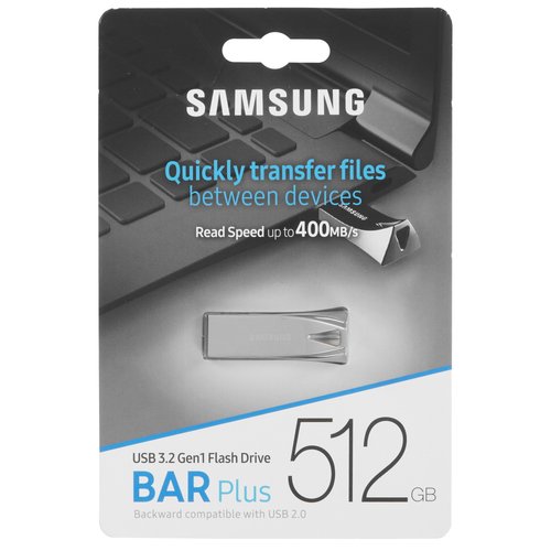 Память USB Flash 512 ГБ Samsung BAR Plus [MUF-512BE3/APC]