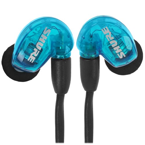 Проводные наушники Shure SE215  синий 2012