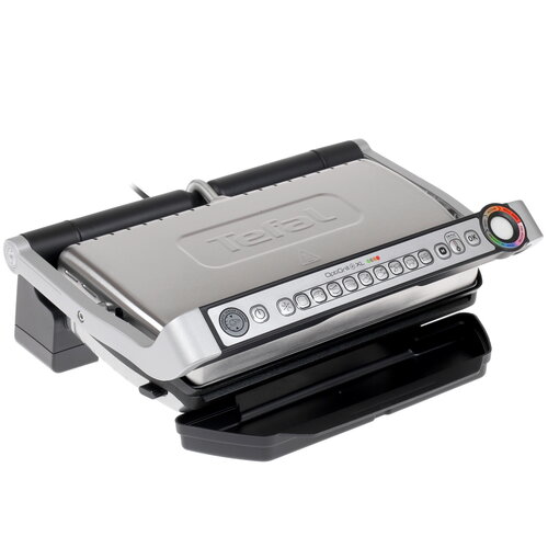 Гриль Tefal Optigrill+ XL GC724D12 серебристый