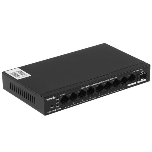 Коммутатор Tenda TEG2210P-8-120W