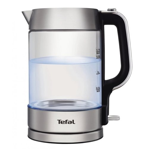Электр чайнек Tefal Glass Kettle KI770D30 серебристый