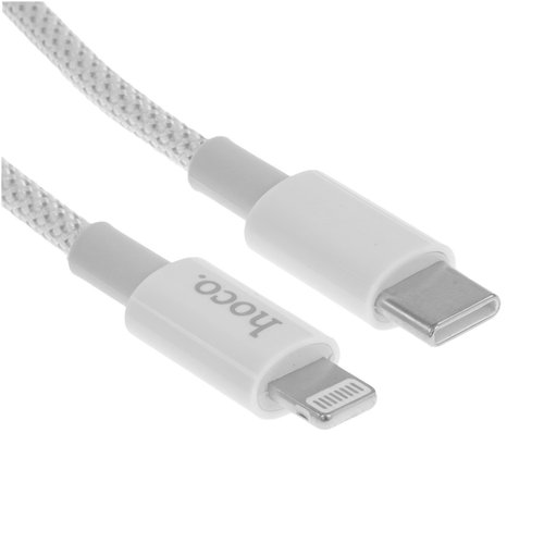 Кабель Hoco Lightning 8-pin - USB Type-C белый