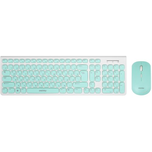 Клавиатура+мышь беспроводная   Smartbuy SBC-250288AG-WG белый