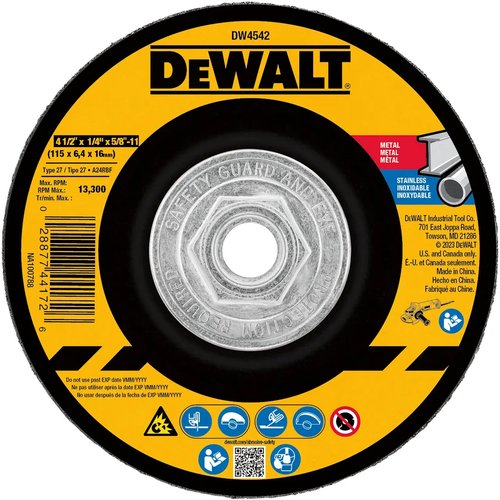 Диск обдирочный DeWalt DW4542