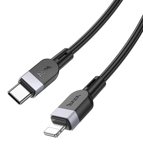 Кабель Hoco Lightning 8-pin - USB Type-C черный
