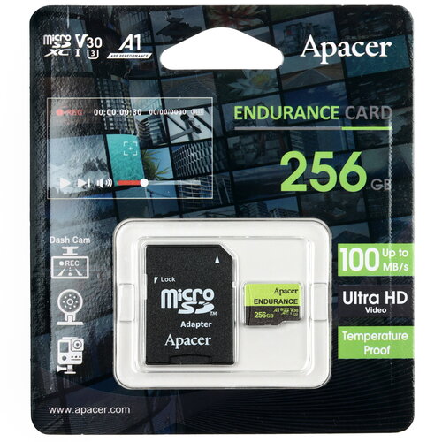 Карта памяти Apacer microSDXC 256 ГБ [AP256GEDM1D05-R]