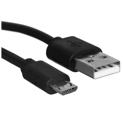 Кабель Aceline micro USB-B - USB Type-A черный 1.5 м
