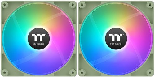 Комплект вентиляторов Thermaltake CT120 ARGB Hydrangea Blue [CL-F202-PL12MG-A] зеленый