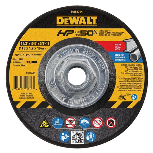 Диск отрезной DeWalt DW8424H