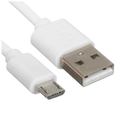Кабель Aceline micro USB-B - USB Type-A белый 2 м