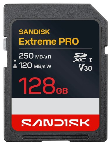 Карта памяти SanDisk Extreme SDXC 128 ГБ [SDSDXXJ-128G-GSCIN]
