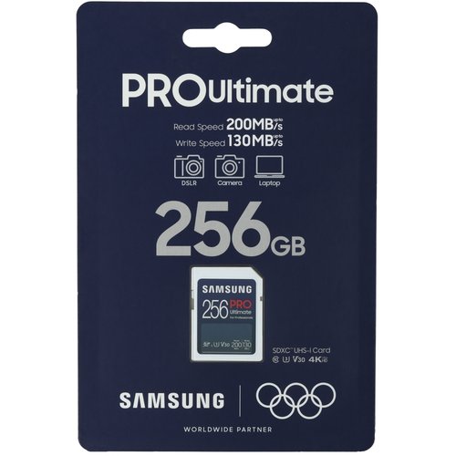 Карта памяти Samsung PRO Ultimate SDXC 256 ГБ [MB-SY256S/WW]