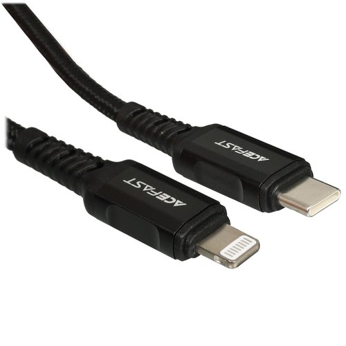 Кабель ACEFAST Lightning 8-pin - USB Type-C черный 1.2 м