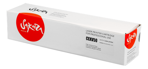 Картридж лазерный SAKURA CEXV50 черный, с чипом