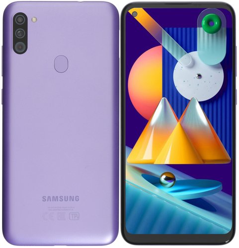 6.4" Смартфон Samsung Galaxy M11 32 ГБ фиолетовый