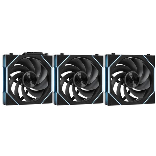 Комплект реверсных вентиляторов LIAN LI UNI FAN TL WIRELESS 120-3 REVERS [G99.12RTL1W3B.R0] черный
