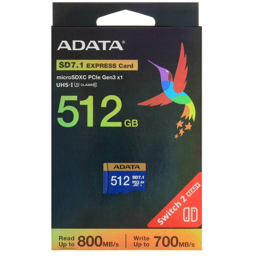 Xotira kartasi ADATA Premier Extreme SD7.1 microSD Express 512 GB [UD512GEX3L1-C]