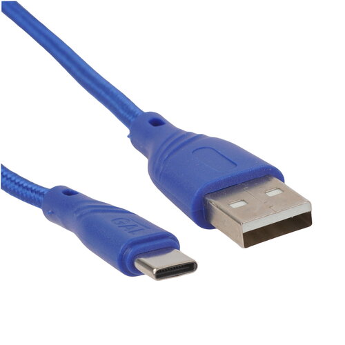 Кабель GAL USB Type-C - USB Type-A синий 2 м