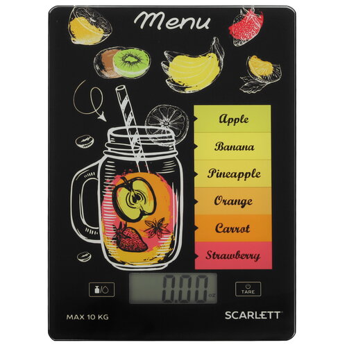 Кухонные весы Scarlett SC-KS57P77 Смузи разноцветный