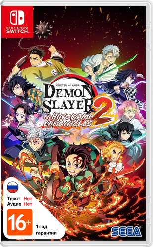 Игра Demon Slayer: Kimetsu no Yaiba - The Hinokami Chronicles 2 (Switch)