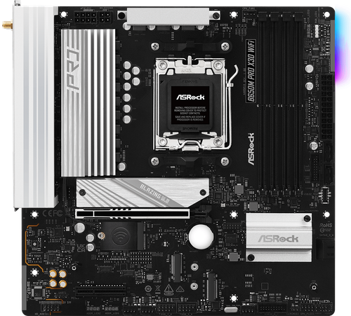 Материнская плата ASRock B650M Pro X3D WiFi