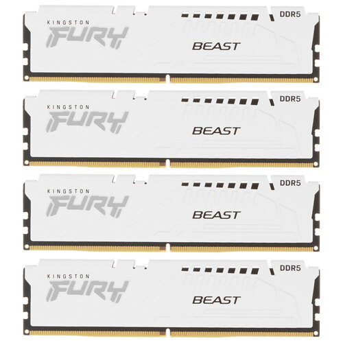 Оперативная память Kingston FURY Beast White [KF556C40BWK4-64] 64 ГБ