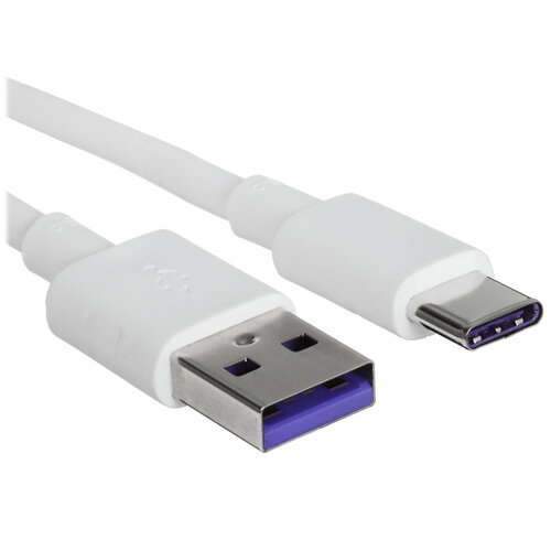 Кабель Aceline USB Type-C - USB Type-A белый 1 м
