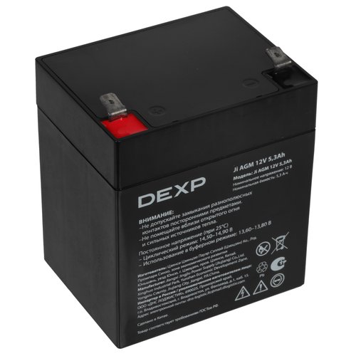 Uninterruptible power supply battery DEXP Ji AGM 12V 5.3Ah