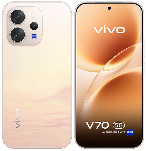 6.59" Смартфон vivo V70 256 ГБ золотистый