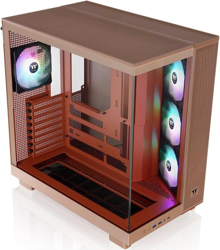 Корпус Thermaltake View 380 XL TG ARGB Gravel Sand [CA-11E-00MGWN-00] коричневый