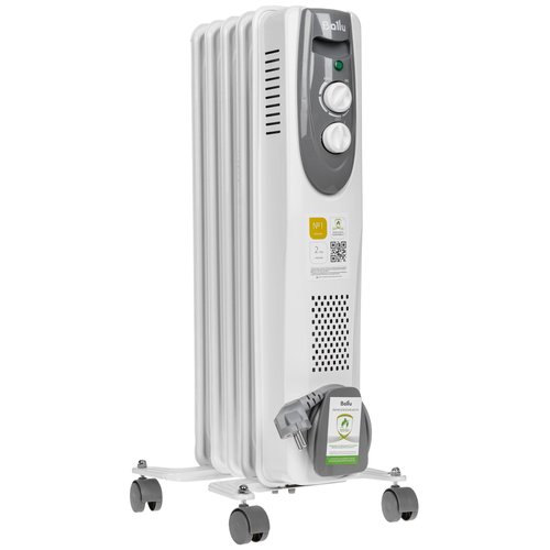 Масляный обогреватель Ballu Classic grey BOH/CL-05GRN 1000 белый