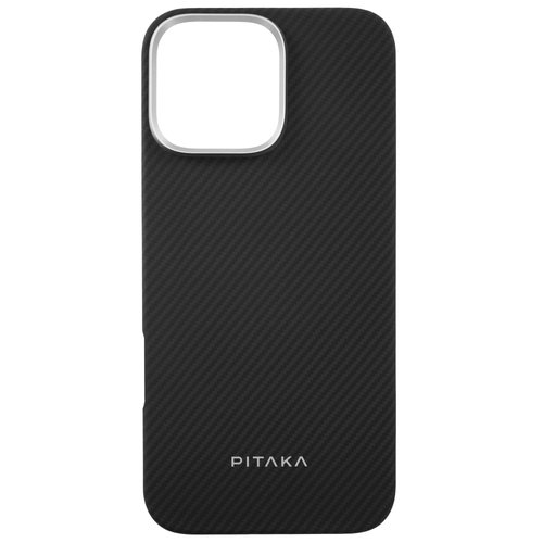 Накладка  Pitaka Ultra-Slim Case для Apple iPhone 16 Pro Max черный/серый