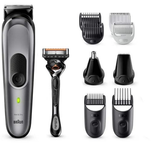 Триммер Braun MGK7420 серый/черный
