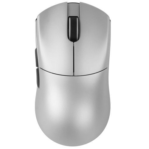 Мышь беспроводная/проводная WLMOUSE HUAN Stainless  серебристый