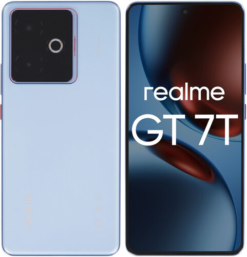 6.8" Смартфон realme GT 7T 256 ГБ голубой