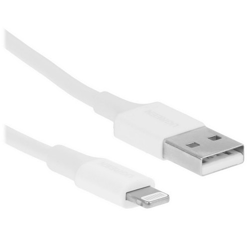 Кабель Ugreen Lightning 8-pin - USB Type-A белый