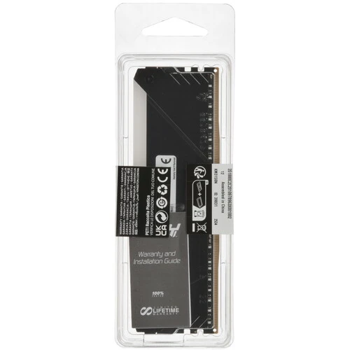 Оперативная память Kingston Fury Beast Black RGB KF432C16BB2A/8WP, DDR4, 8GB (1x8GB), 3200 MHz, CL16, с радиатором, RGB, чёрный, фото3