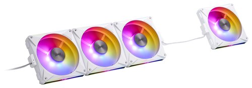 Комплект вентиляторов ADATA XPG HURRICANE MAG 120 ARGB [HURRICANEMAG120ARGBPWM4C-WHCWW] белый