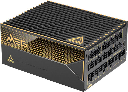 Блок питания MSI MEG Ai1600T PCIE5 [306-7ZPEX11-CE0] черный